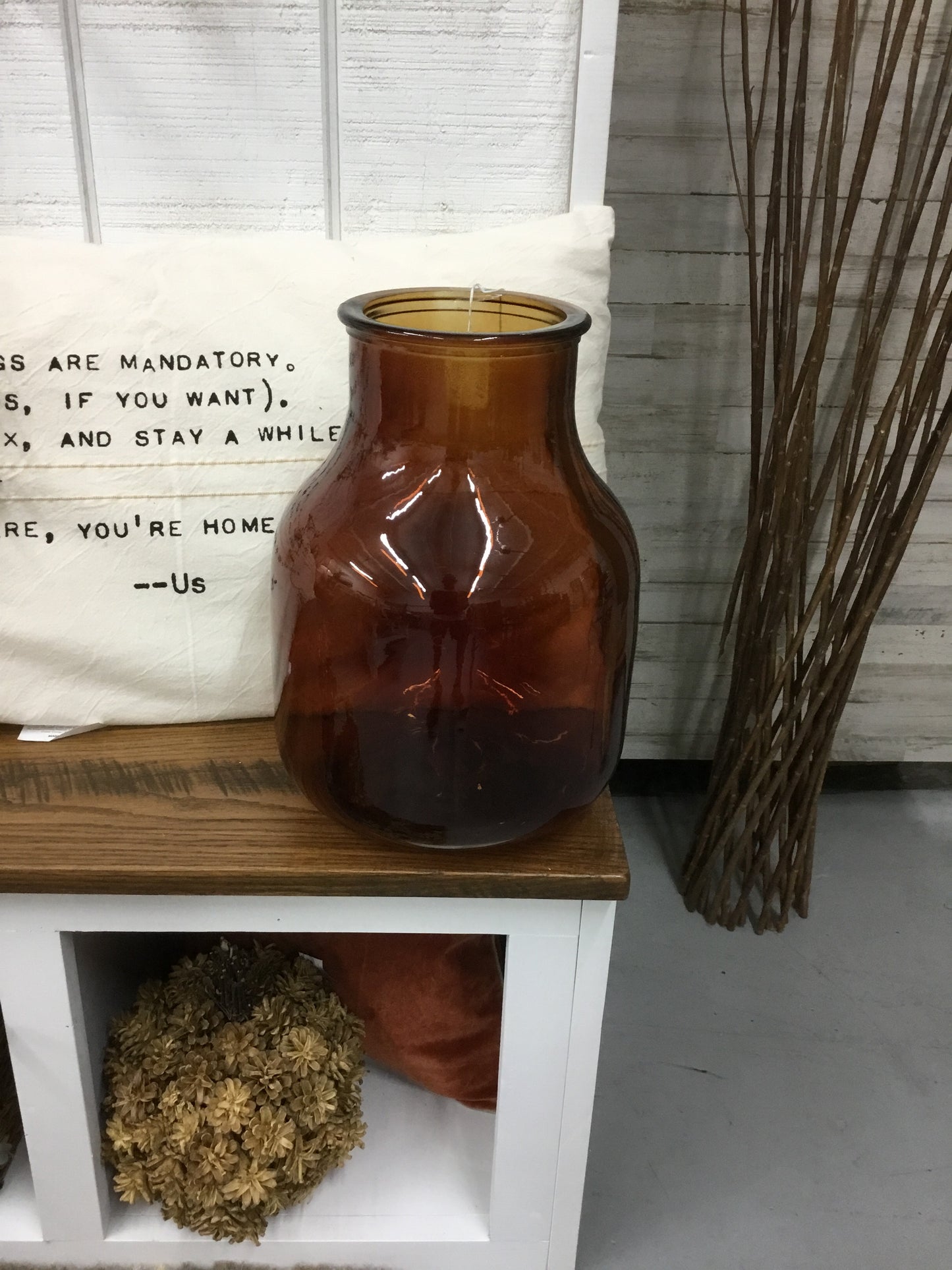 733089 Topaz Glass Wide Mouth Carafe