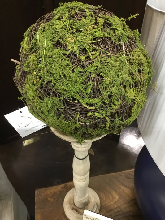 DC20946-FA 6" Mossed Angel Vine Orb