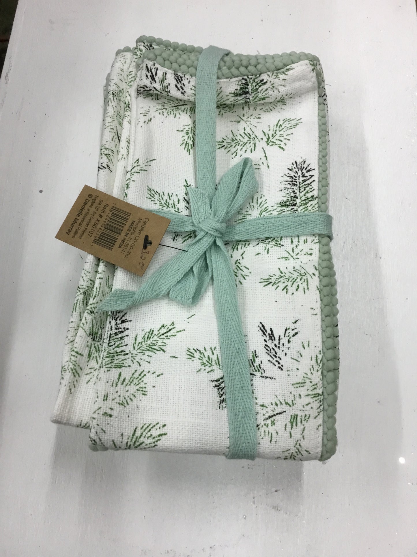 6 Xs0107-CC S4 Cotton Printed Napkins