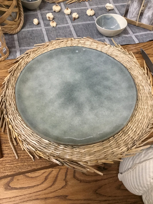 Cte1000p-Kal Blue Ceramic Dinner Plate