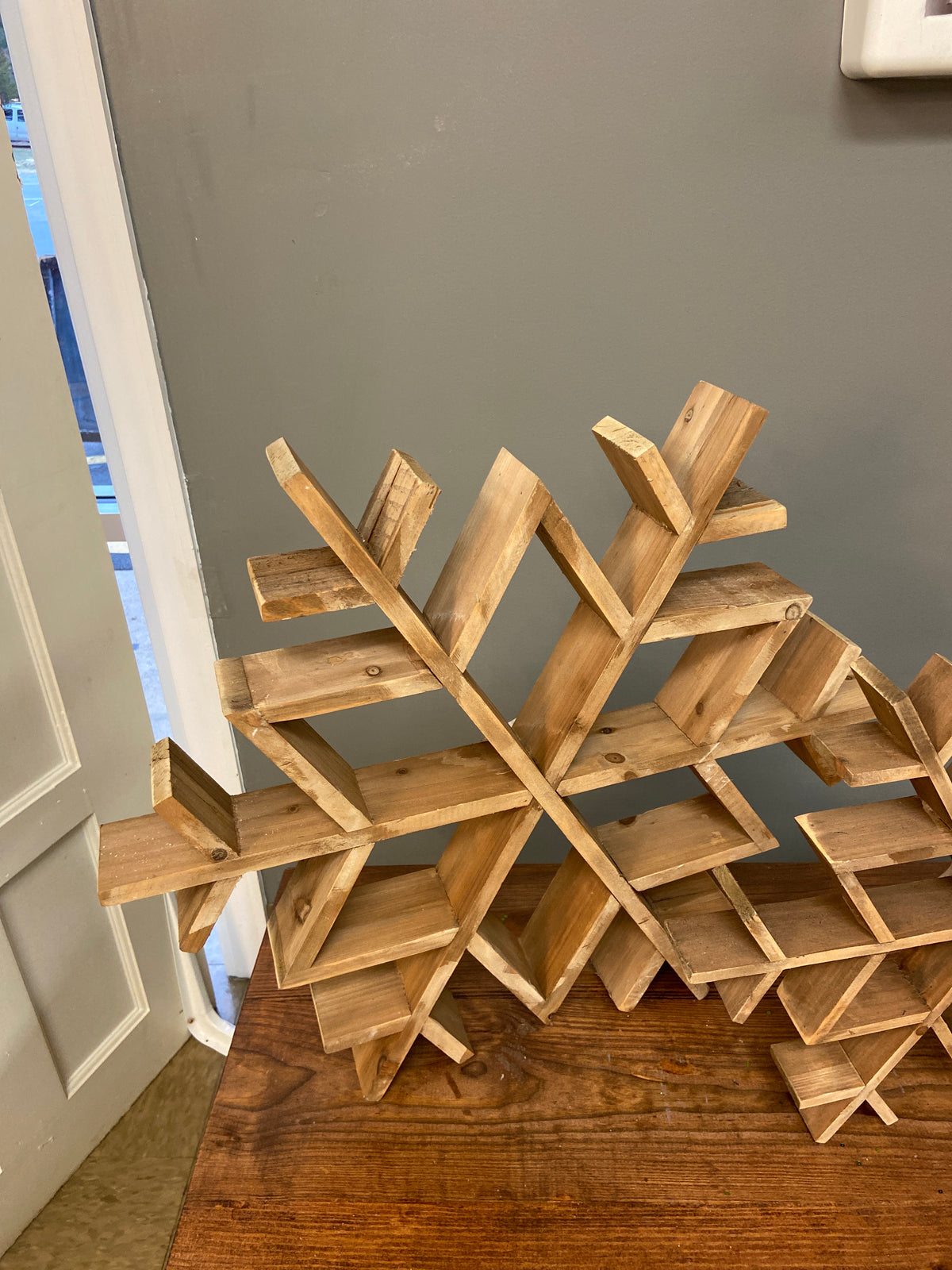 23.5" Wood Snowflake