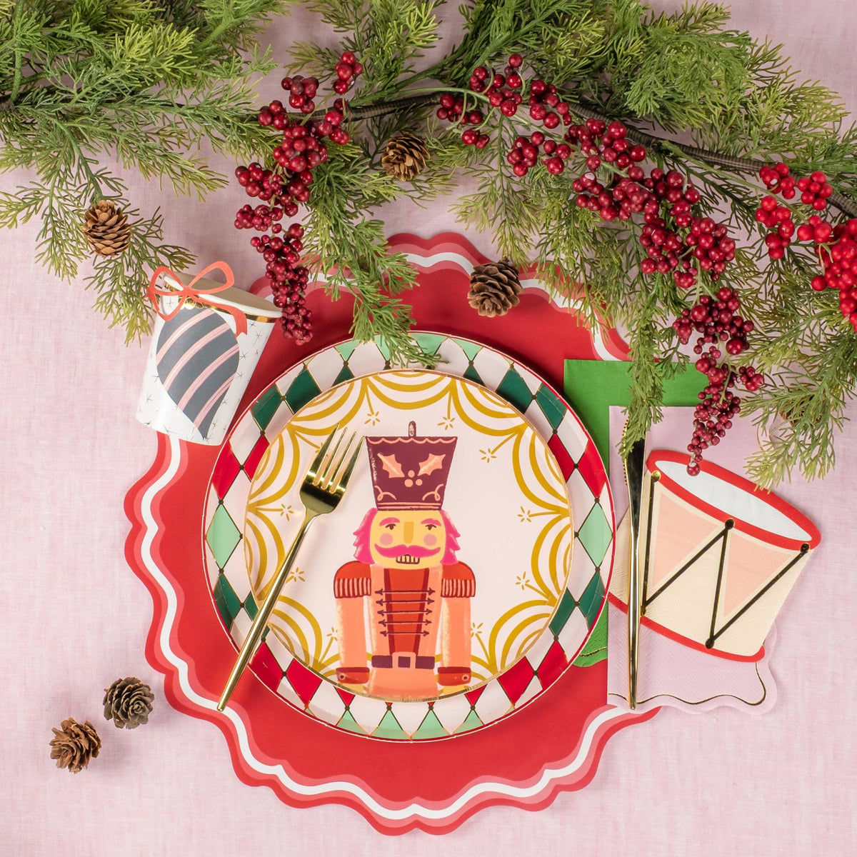 6 Nutcracker Dessert Plate