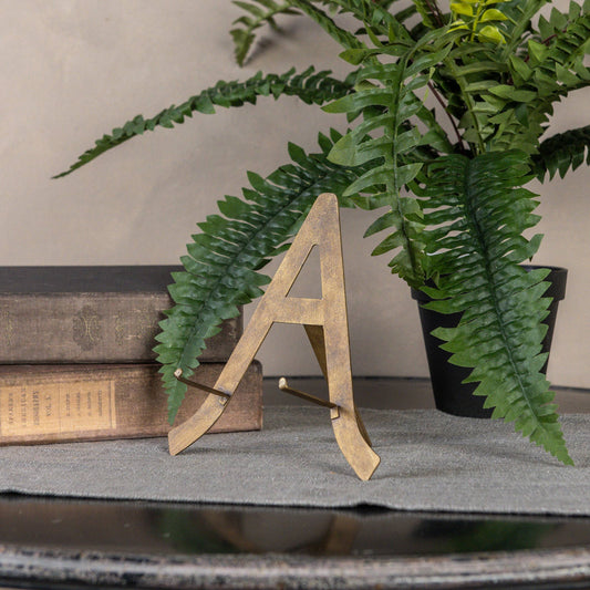 BRONZE PLATE STAND       (25)
