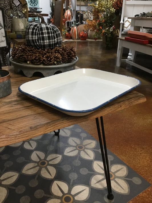 82928-Bidk Rectangular Enamal Tray