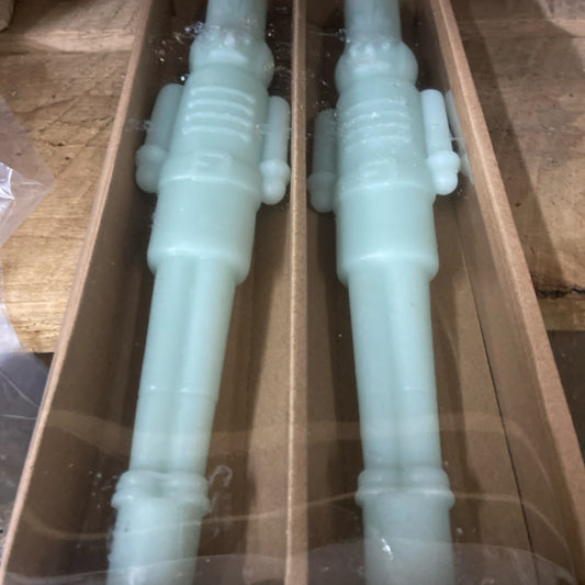 6 Uncented Taper Candles set of 2