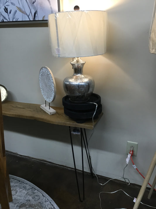 6 T081521 Small Silver Lamp