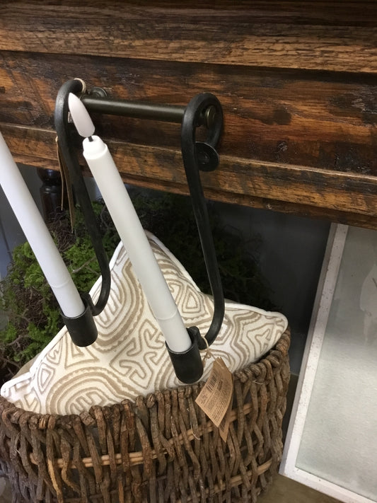 G14875 Rustic Hook Taper Holder