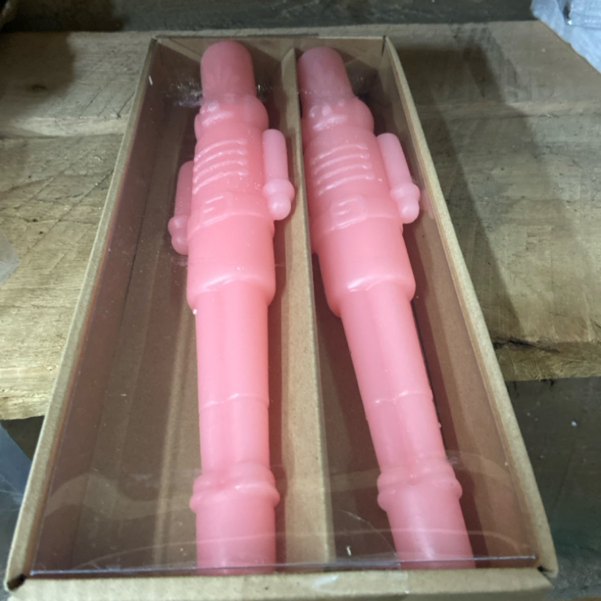 6 Uncented Taper Candles set of 2