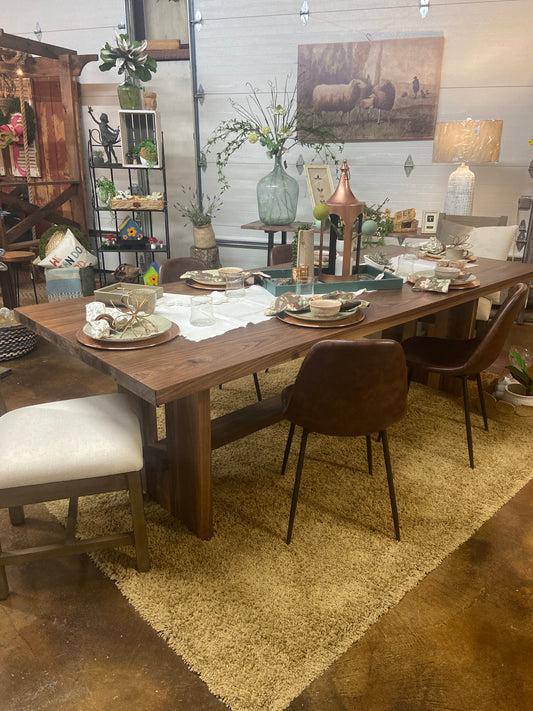 WT8FT 8' Solid Walnut Dining Table