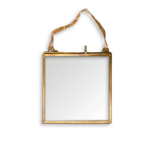 Ornament Frame Only with Ribbon: Medium (4" x 4")