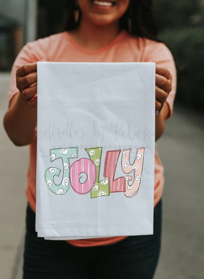 6 Jolly Tea Towel