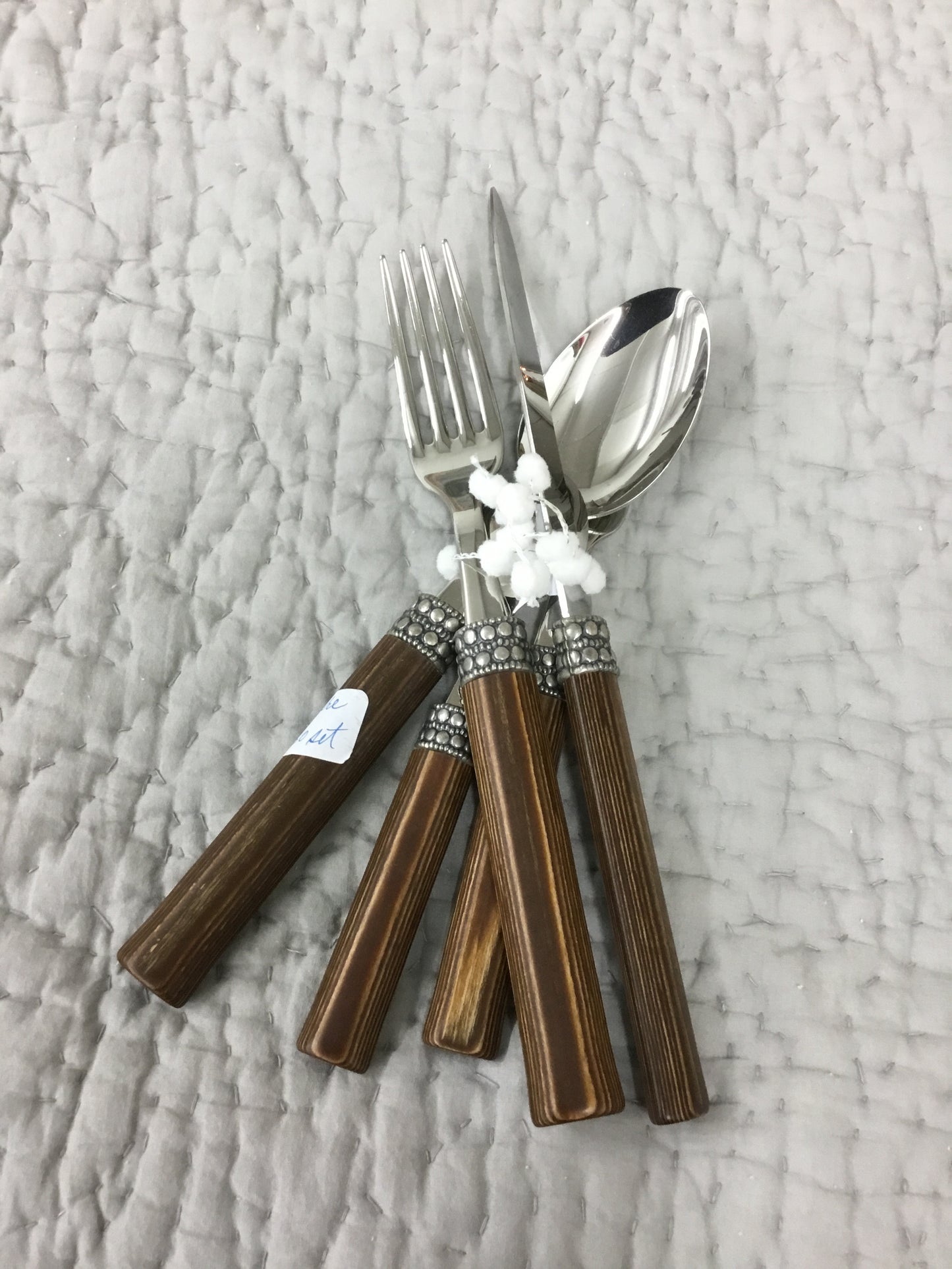 Sabre Paris Flatware With Wood Handles