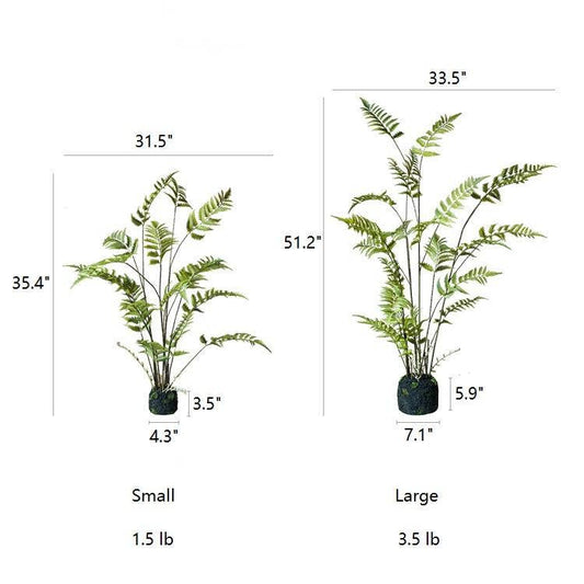 HH17660X Artificial Plant Eagle Fern Bulk