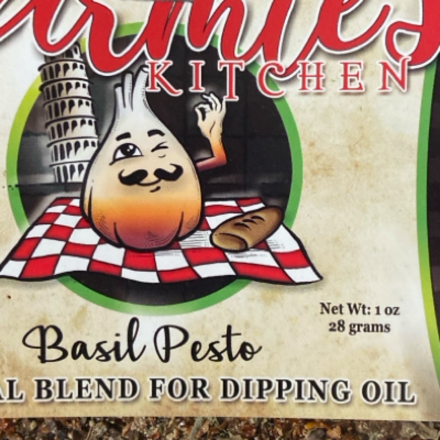 Basil Pesto Dipping Oil