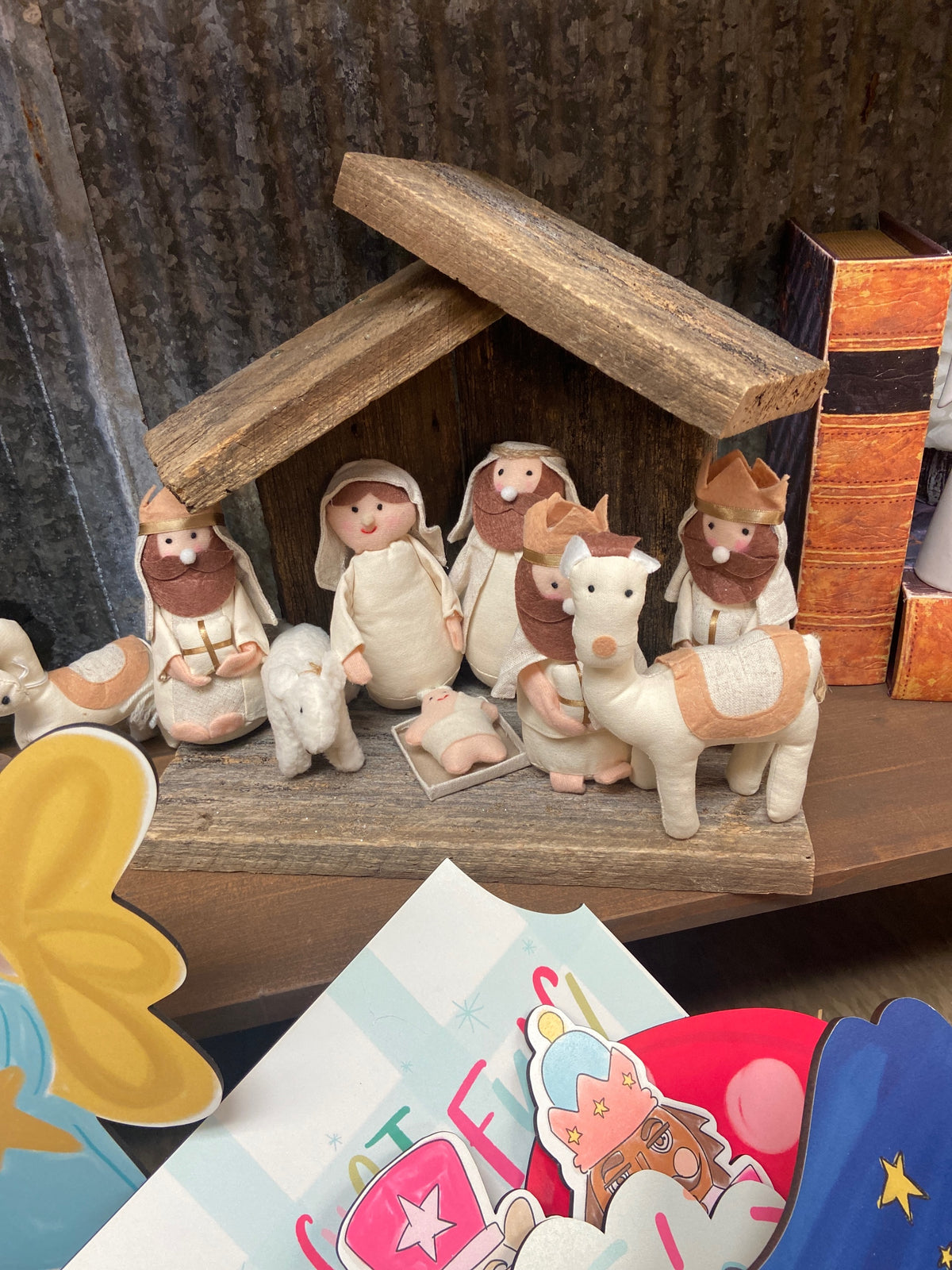 6 RAZ Imports 9-Piece Plush Nativity Set