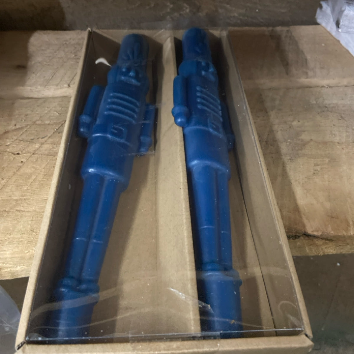 6 Uncented Taper Candles set of 2