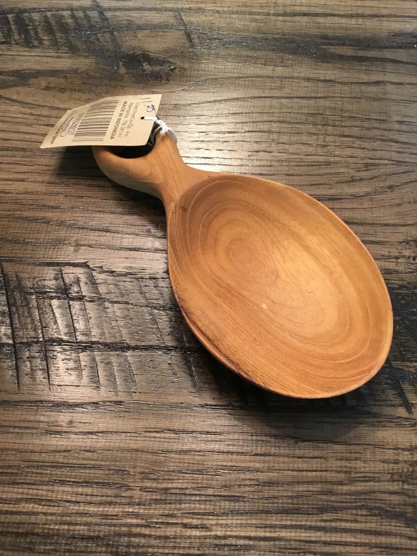 DF3121 Cc. Teakwood Grain Spoon