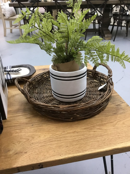 Ecw81194A Ph Sm Round Willow Tray