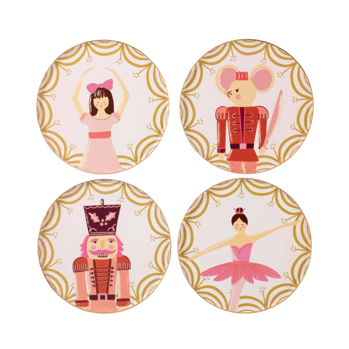6 Nutcracker Dessert Plate