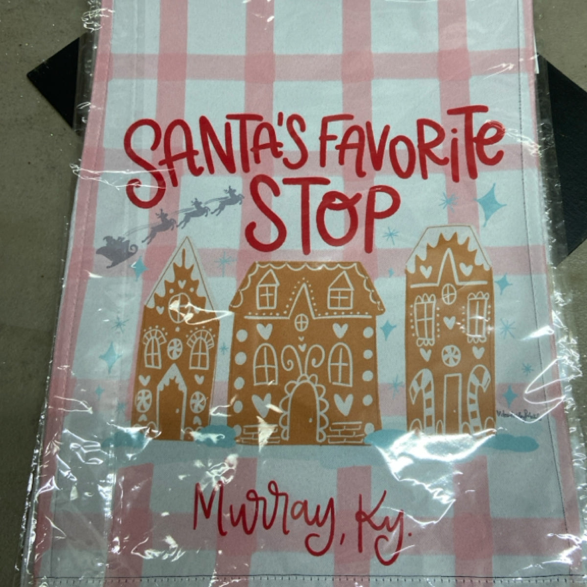 6 Santas Favorite Stop Garden Flag Murray