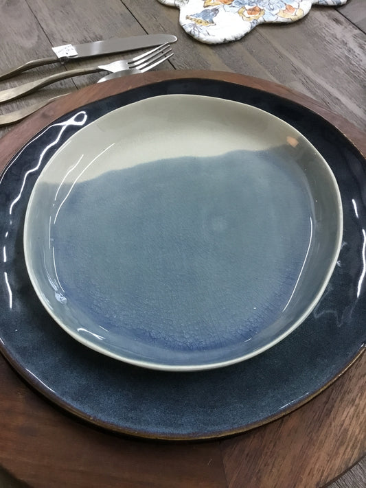G15160 Blue Cream Dish