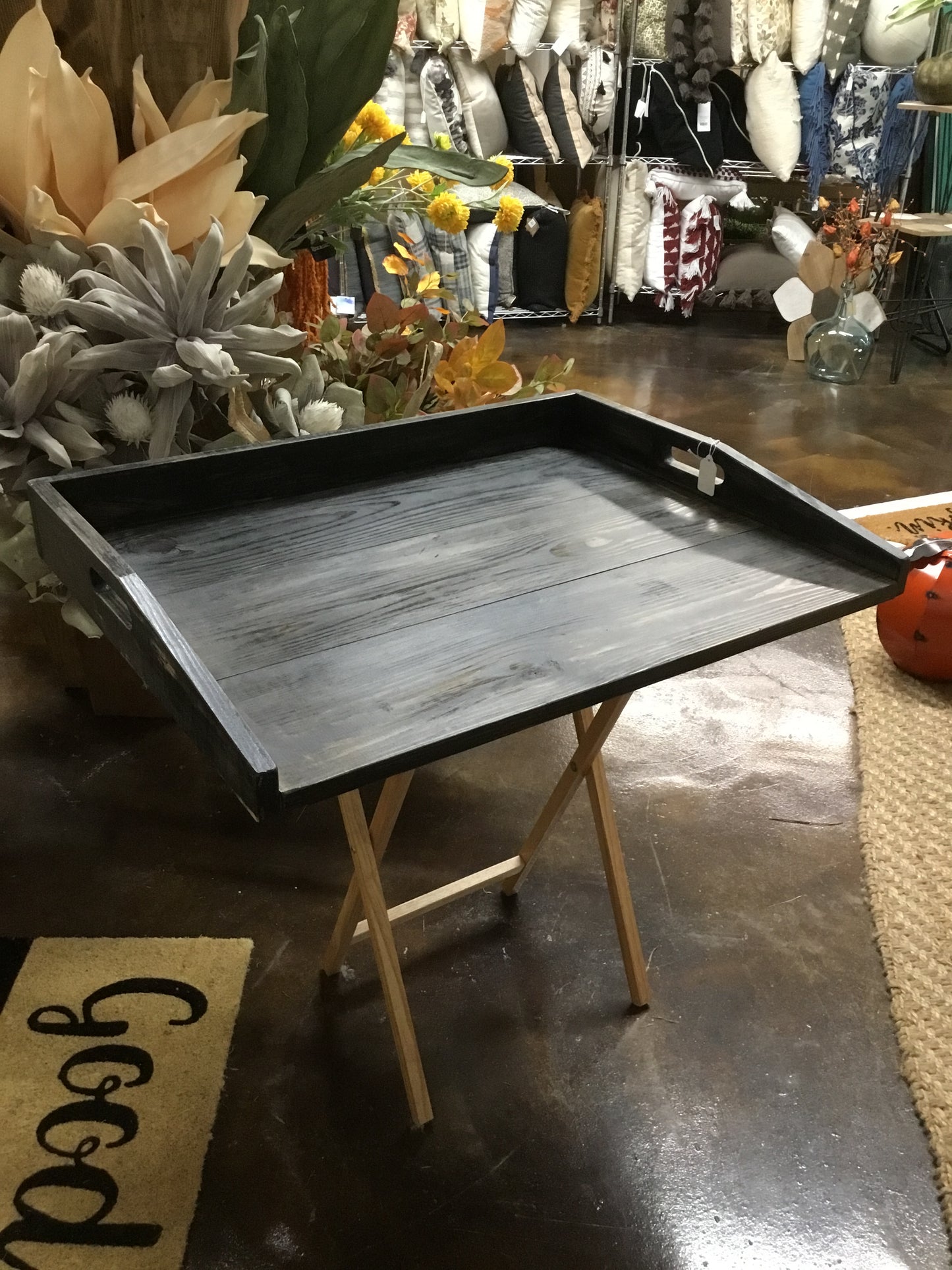 Nb3-Sor Noodle Board With Handle Cutouts Stained Medium Brown
