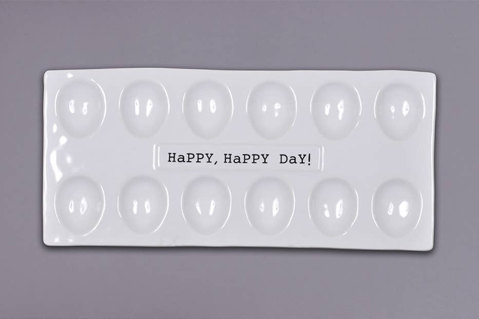 Happy Day eggdish.           (25)