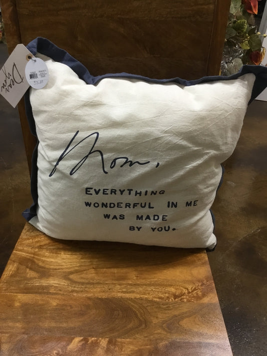 Dear You Pillow Mom