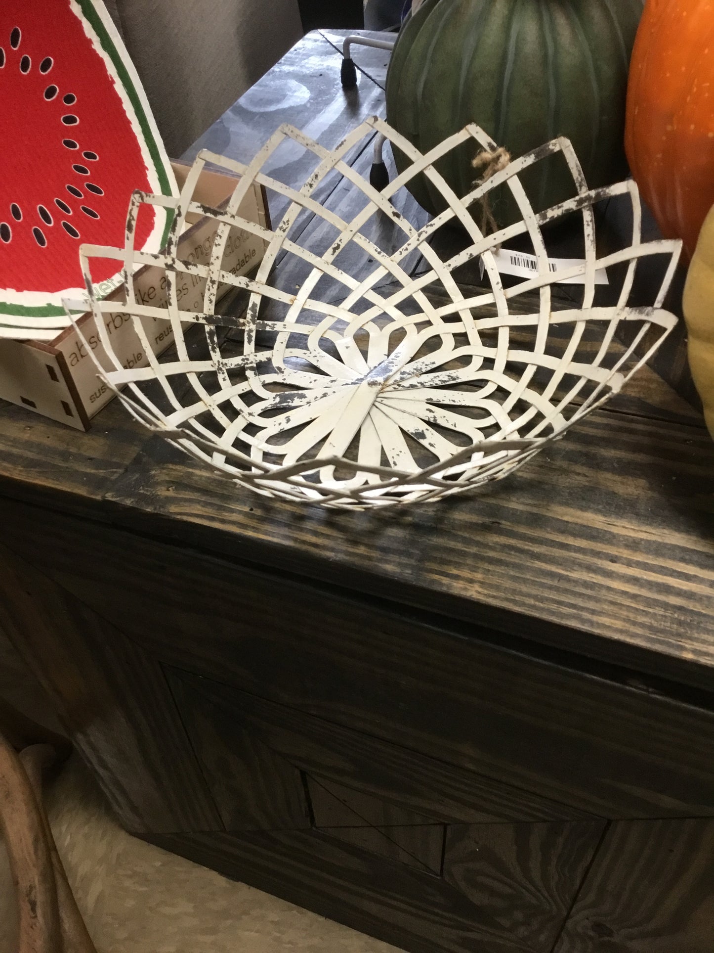 36190-Ha Large Woven Metal Bowl