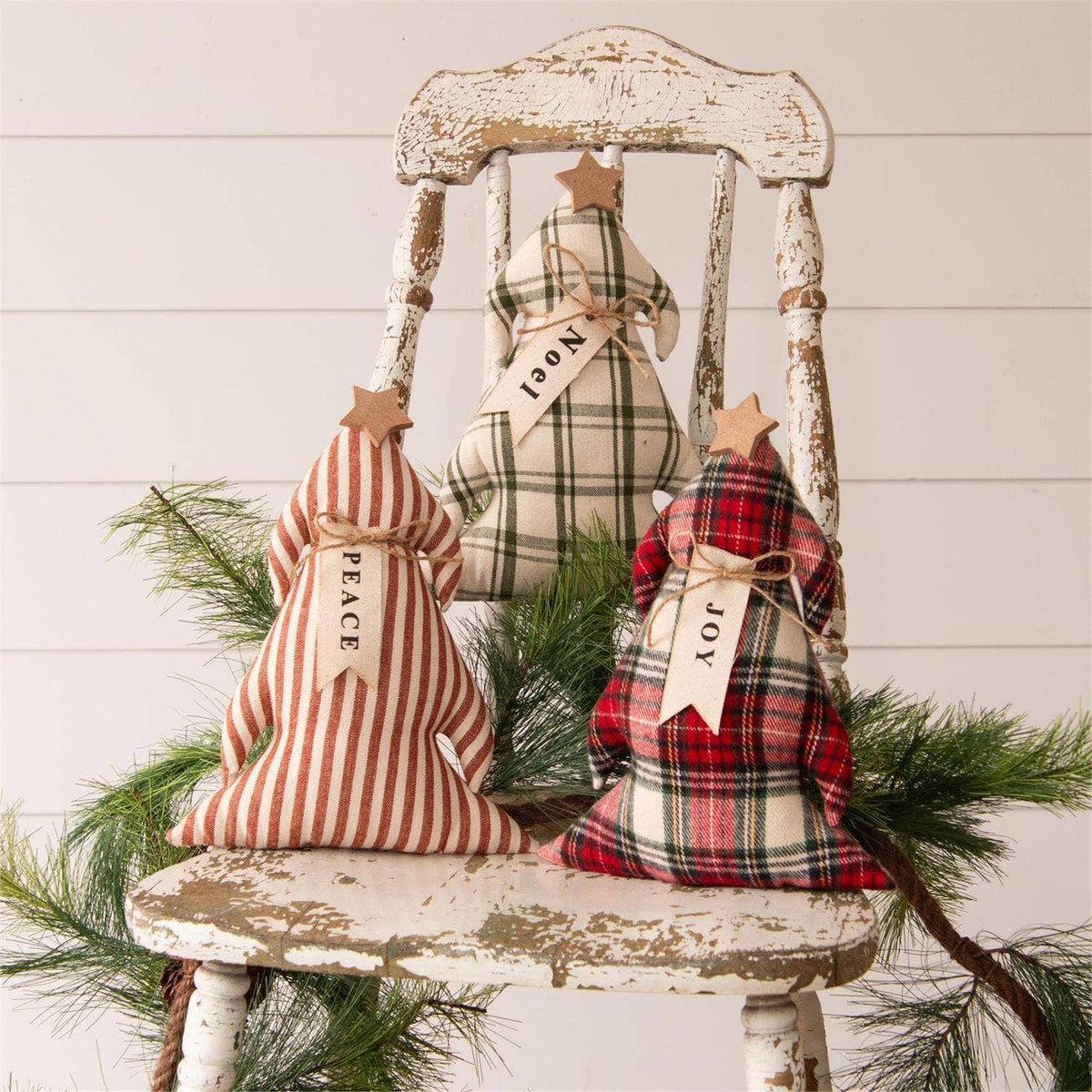 6 Mini Pillow - Trees with Christmas Words        (25)