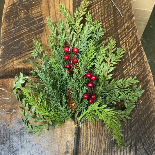 6 18" Mix Pine w Berry