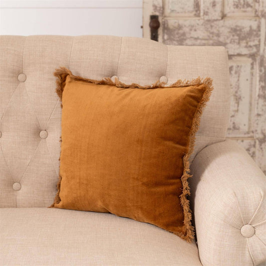 6 Pillow - Velvet, Rust                                 (25)