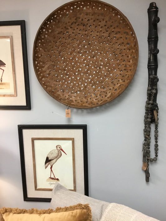 DF0246-CC Round Woven Bamboo Basket 3 Sizes