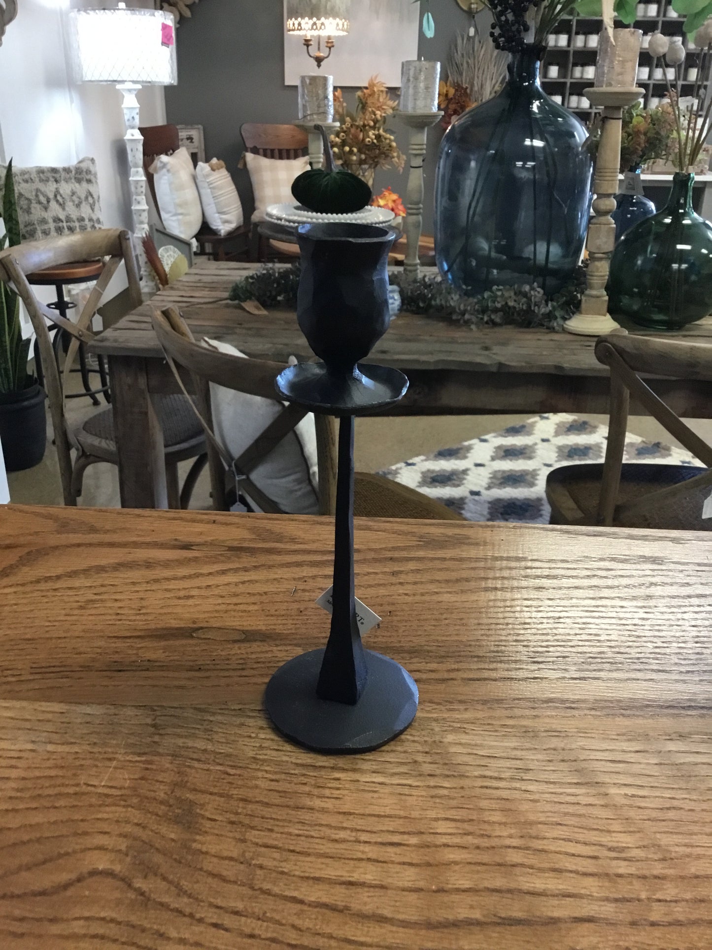 1143-2 Lg Iron Taper Candle Holder
