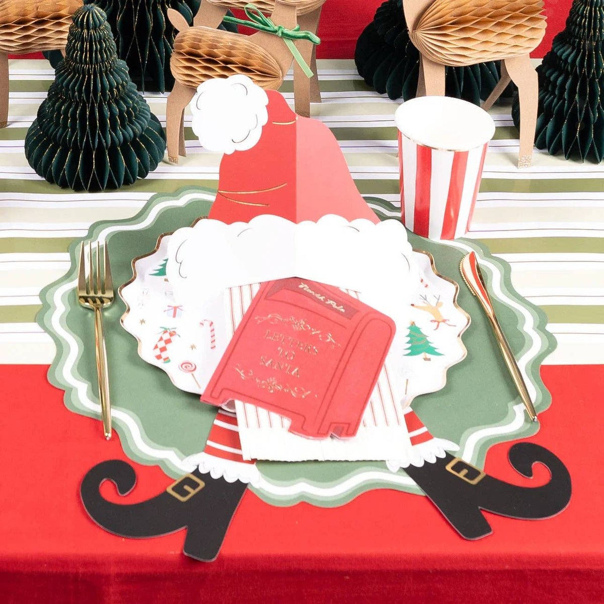 (6) Elf Legs Paper Table Accents