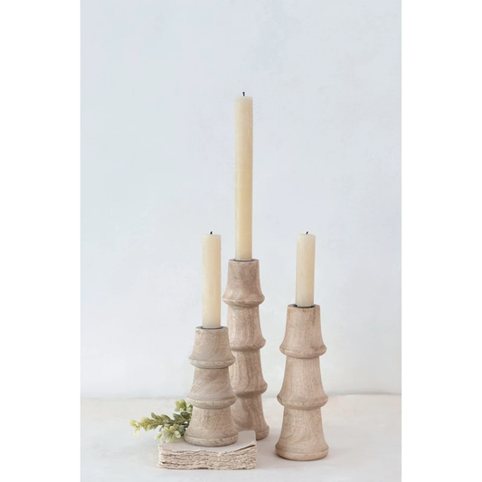 XM9563 Hand carved  candle holder