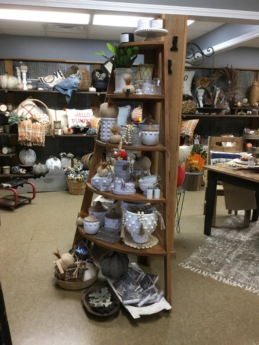 Corner Shelf With Oak Shelves