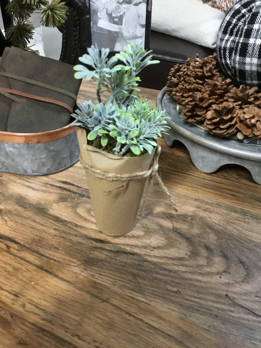 Da8352A-Cc Artificial Plant In Paper Wrapped Pot