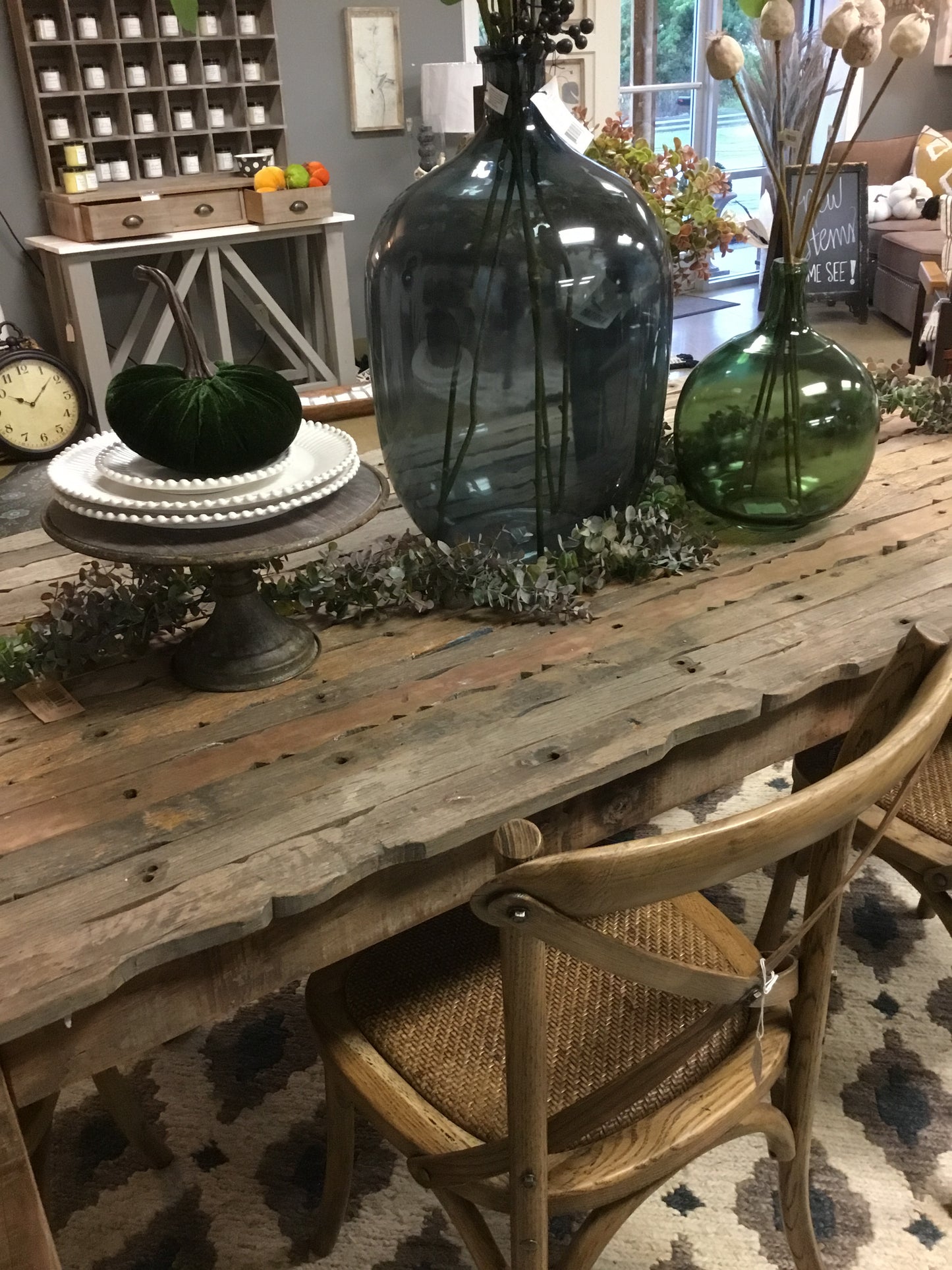 Estate Demi John Bottle French Blue