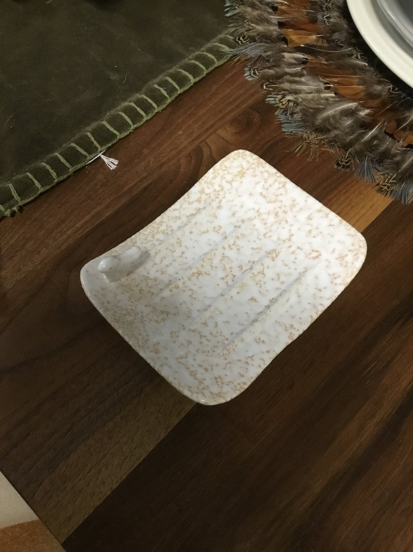 Da7598-CC STONEWARE Soap Dish