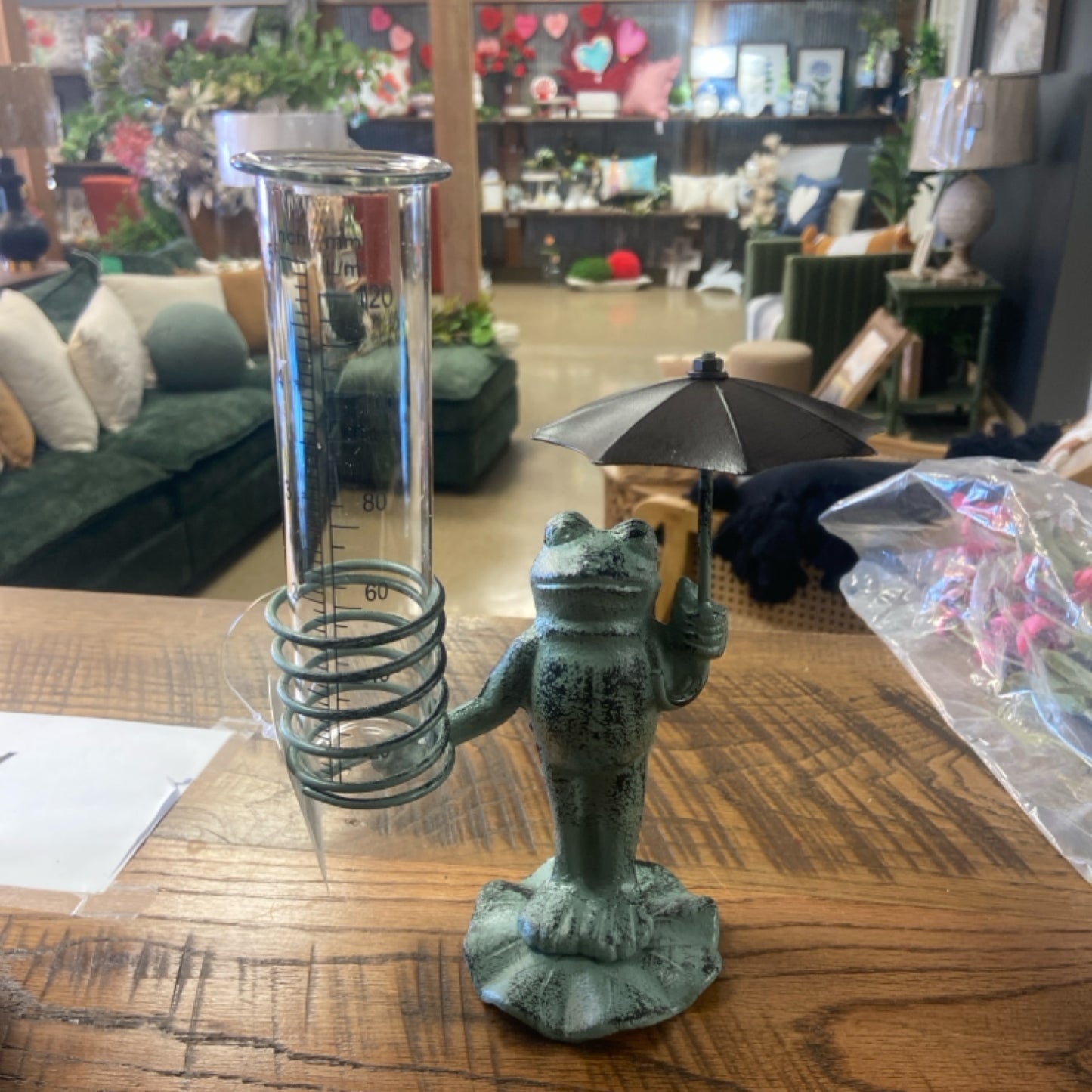 Frog Rain Gauge