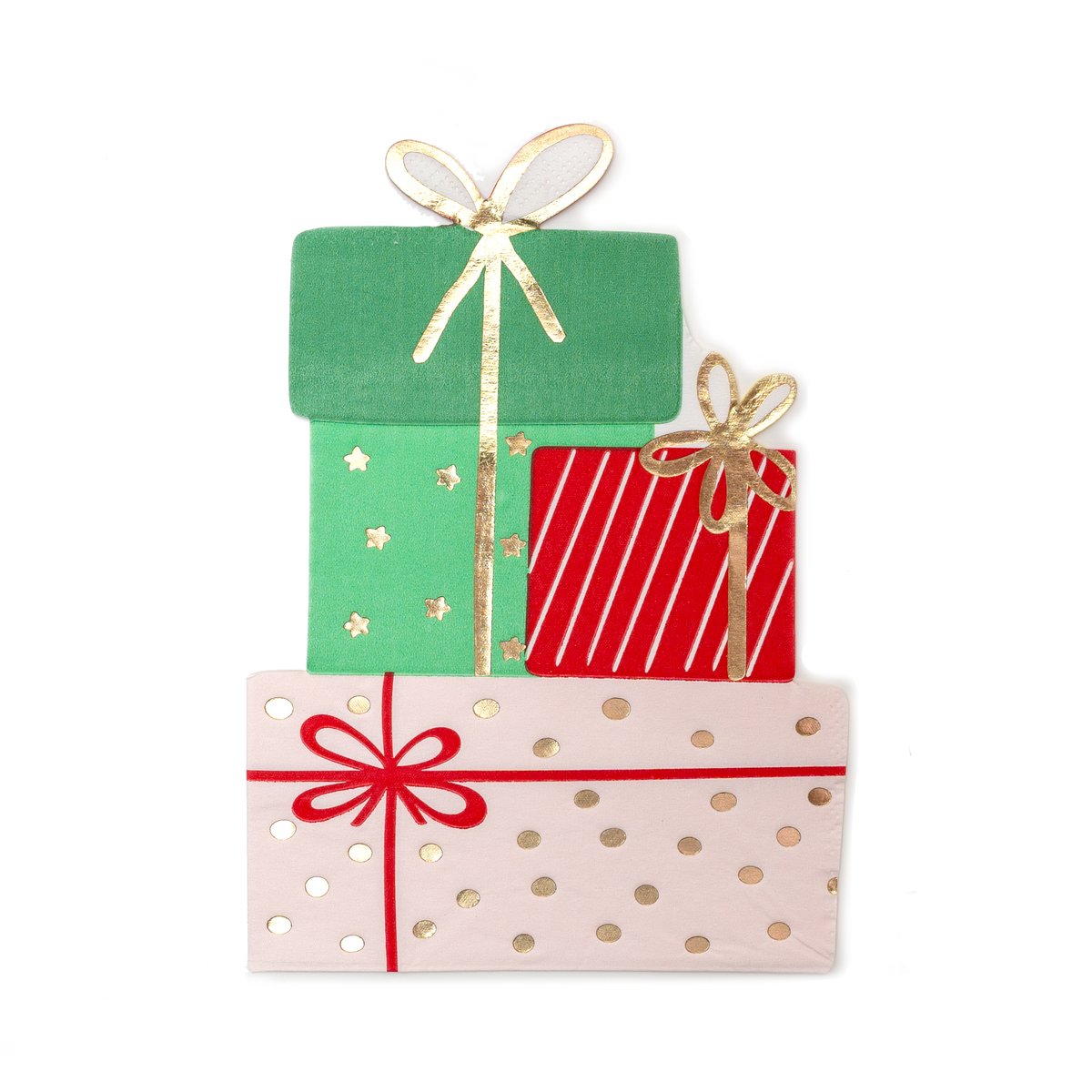 6 Holiday Presents Napkins