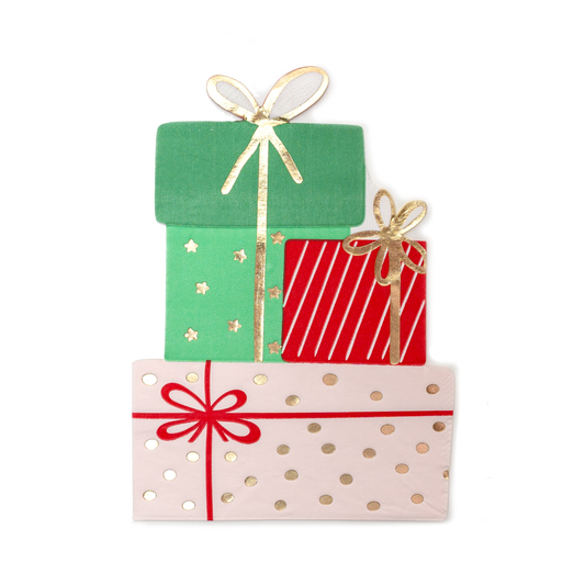 6 Holiday Presents Napkins