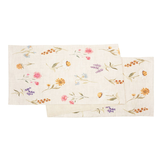 842663503 April Showers Floral Table Runner.       (25)