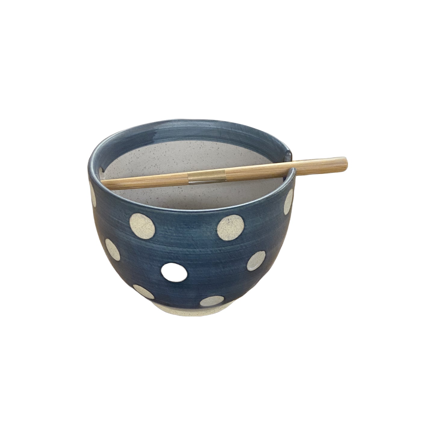Df4935-Cc Stoneware Bowl With Chopsticks