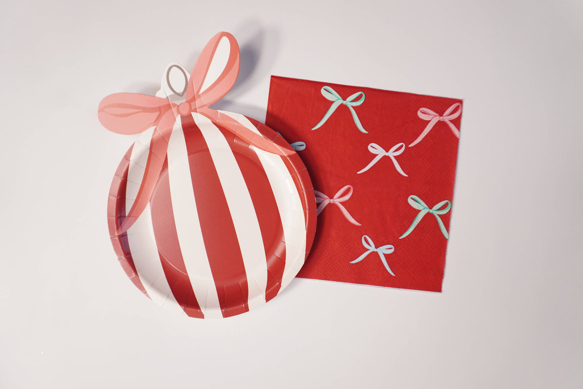 6 Ornaments & Bows Napkin