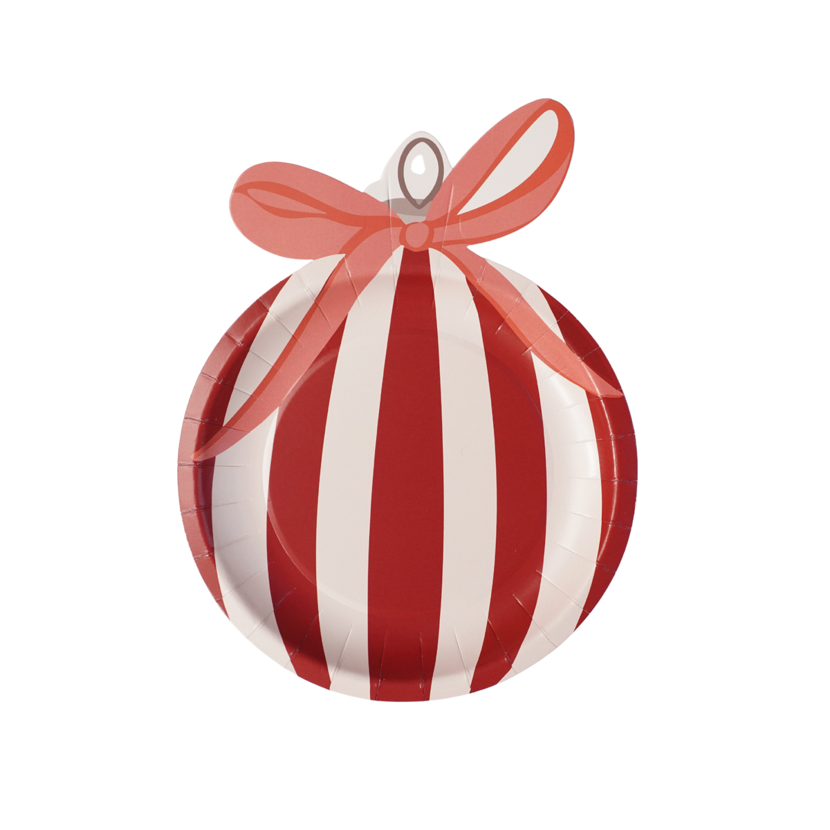 6 Ornament Shaped Plate 8 count