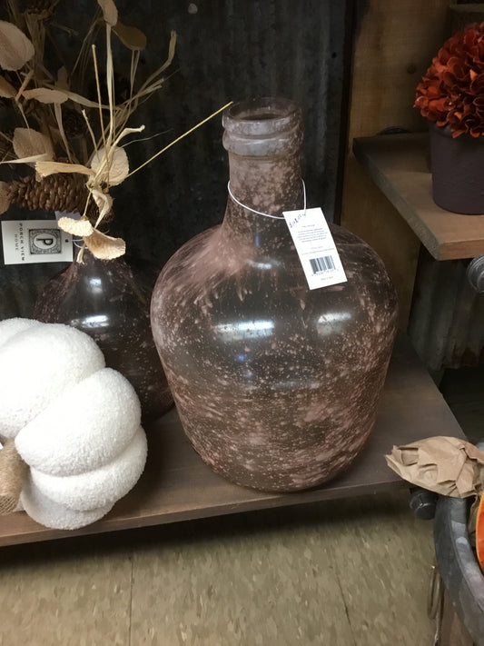 Decorative Burnished Bourbon Bottle Medium