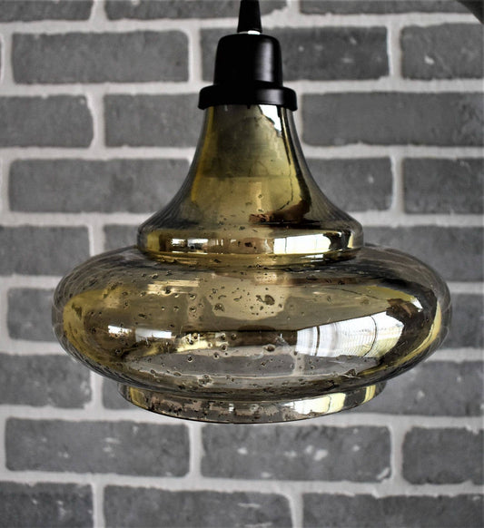 6 YT87 Gold Luster Pendant 9.5x7.5in