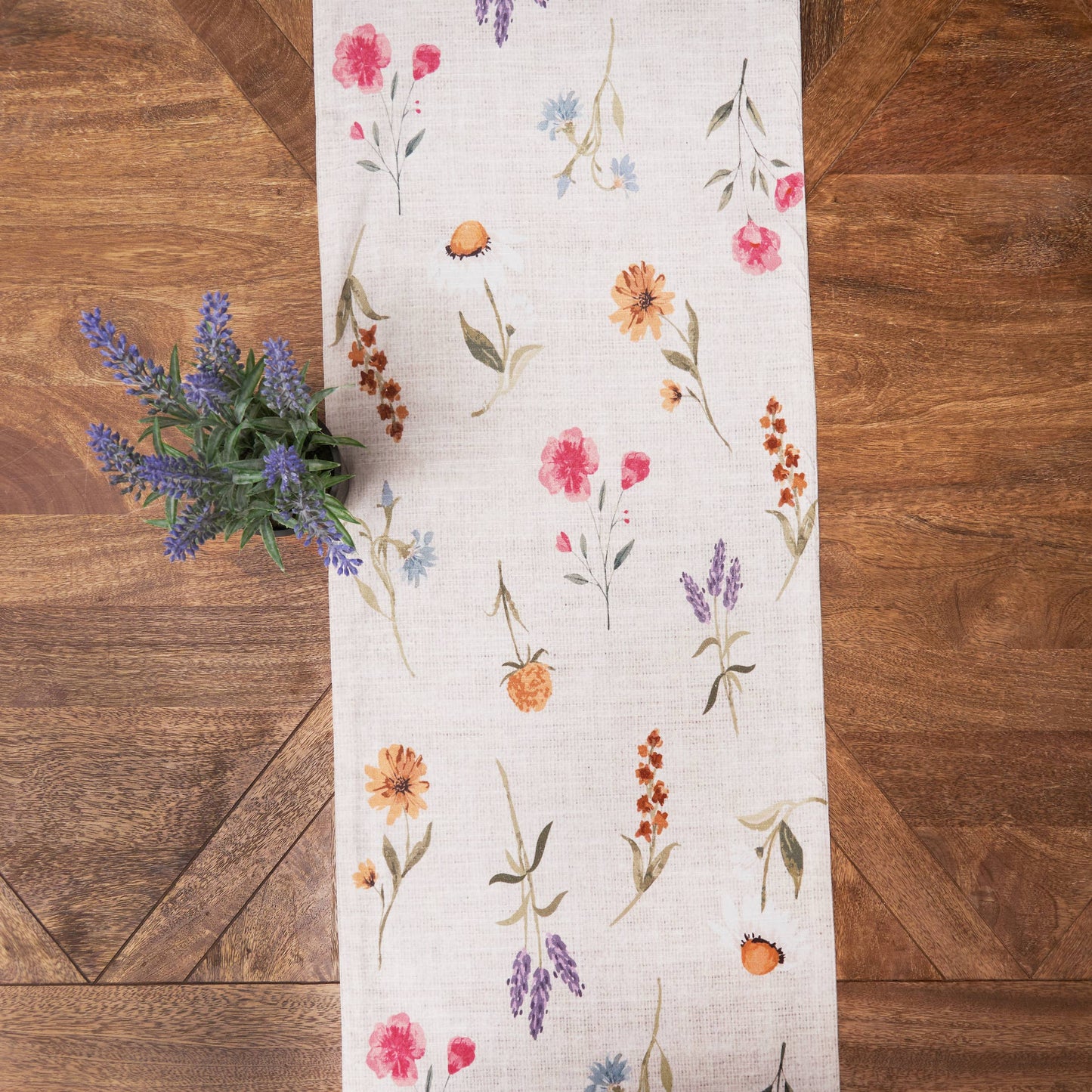 842663503 April Showers Floral Table Runner.       (25)